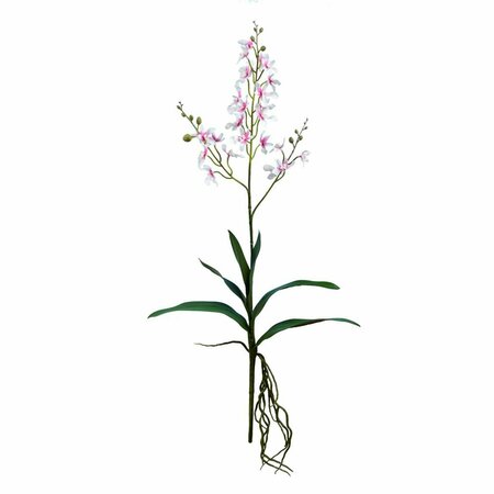 DARE2DECOR 30.5 in. Mini Pink & White Orchid Spray DA3253690